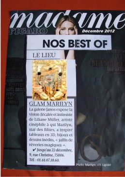 Article Madame Figaro - Décembre 2012